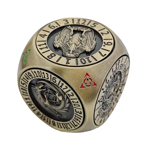 Metall Würfel Set,Set Aus Metall Spinner Würfel Mit 6-Seitigen | Leichtes Zubehör Für Freizeit Zuhause Gesellschaftsspiele Kneipe Wettbewerb Metall Würfel Set,Set Aus Metall Spinner Würfel Mit 6-Seitigen | Leichtes Zubehör Für Freizeit Zuhause Gesellschaftsspiele Kneipe Wettbewerb von Generisch