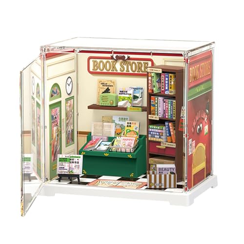 Miniatur-Haus-Bausatz, Mini-Haus-Bausatz - Kleines Kinderhaus - Tiny House-Spielzeug mit Möbeln und Zubehör, Mini-Haus-Bastelarbeiten, Mini-Zimmer-Bausatz für Erwachsene, Teenager, Geburtstage von Generisch