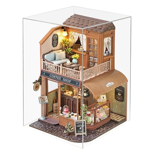 Miniatur Haus Bausatz,Mini Holz Puppenhaus Bausatz - Eltern-Kind Bindung Aktivität Holz Bastelset Für Jugendliche Kinder Erwachsene Familie Miniatur Haus Bausatz,Mini Holz Puppenhaus Bausatz - Eltern-Kind Bindung Aktivität Holz Bastelset Für Jugendliche Kinder Erwachsene Familie von Generisch