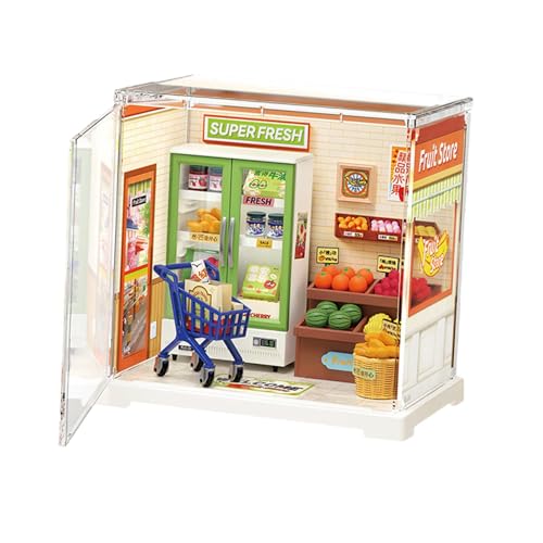 Miniatur Haus Bausatz | Miniatur Haus Kit | Miniaturhaus Kit mit Möbeln und Zubehör, Miniatur Haus Bausatz, Hobby Handwerk für Erwachsene Miniatur Haus Bausatz | Miniatur Haus Kit | Miniaturhaus Kit mit Möbeln und Zubehör, Miniatur Haus Bausatz, Hobby Handwerk für Erwachsene von Generisch