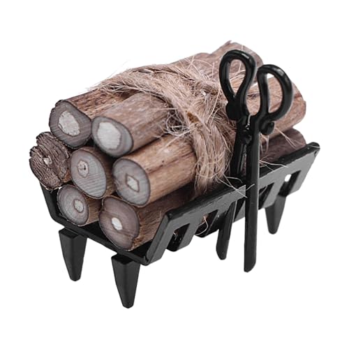 Miniatur-Holzregal, kleines Brennholzregal Holzstapel-Aufbewahrungsorganisator Spielzeug Miniaturmöbel, Kaminszenen- für Küche, Esszimmer, Garten Miniatur-Holzregal, kleines Brennholzregal Holzstapel-Aufbewahrungsorganisator Spielzeug Miniaturmöbel, Kaminszenen- für Küche, Esszimmer, Garten von Generisch