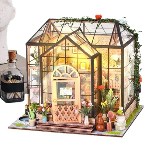 Miniatur Puppenhaus Bastelset aus Holz – 830g DIY Puppenhaus-Kit zum Selberbauen | Kreatives Bastelprojekt & Dekoration für Erwachsene & Jugendliche, Bücherregal Miniatur Puppenhaus Bastelset aus Holz – 830g DIY Puppenhaus-Kit zum Selberbauen | Kreatives Bastelprojekt & Dekoration für Erwachsene & Jugendliche, Bücherregal von Generisch