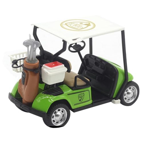 Minigolf-Modell | -Golf-Wagen Spielzeug aus Druckguss-Metall,Kinder Spielen Fahrzeug Spielzeug Set für Puppenhaus Sammlung Dekoration Geschenke von Generisch