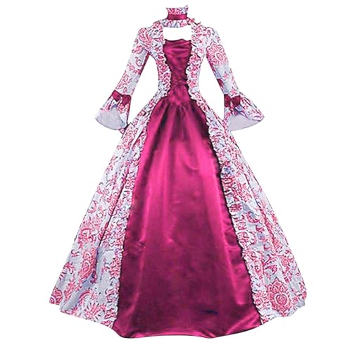 Mittelalter Kleidung Damen Mittelalter Renaissance Kostüm für Damen Vintage Lange Kleider Bodenlanges Abendkleid Gothic Kleid Viktorianisches Prinzessin Barock Rokoko Kostüm Karneval Partykleid Mittelalter Kleidung Damen Mittelalter Renaissance Kostüm für Damen Vintage Lange Kleider Bodenlanges Abendkleid Gothic Kleid Viktorianisches Prinzessin Barock Rokoko Kostüm Karneval Partykleid von Generisch
