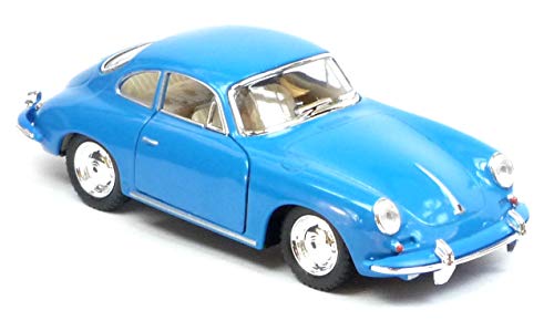 Modellauto kompatibel mit Porsche 356B Carrera 2 blau ca. 12 cm von Generisch