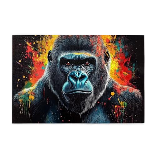 Modern Gorilla 1000 Teile Puzzle für Erwachsene Holzpuzzles für Erwachsene Geschenke Wohnkultur Modern Gorilla 1000 Teile Puzzle für Erwachsene Holzpuzzles für Erwachsene Geschenke Wohnkultur von Generisch
