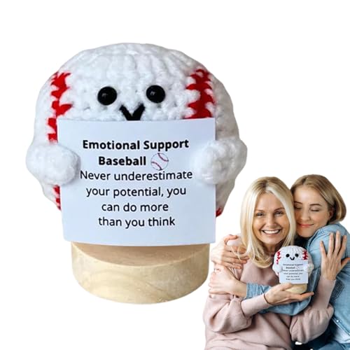 Motivierender Plüsch, handgefertigter Strickball mit inspirierendem Zitat, motivierende Unterstützung, Häkelball mit inspirierendem Zitat für Zuhause, Arbeitsplatz, Einweihung, Schreibtisch Motivierender Plüsch, handgefertigter Strickball mit inspirierendem Zitat, motivierende Unterstützung, Häkelball mit inspirierendem Zitat für Zuhause, Arbeitsplatz, Einweihung, Schreibtisch von Generisch