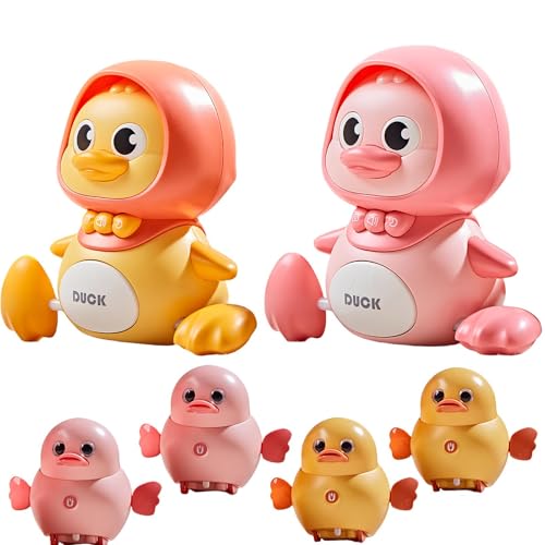 Musical Duck Toy, Musical Crawling Toys Walking Duck, Light Up Singing Duck, Musical Crawling Duck, Duckling Toy for Kids, Interactive Musical Fun Walking and Crawling Movement For 1-3 Years Old Kids von Generisch