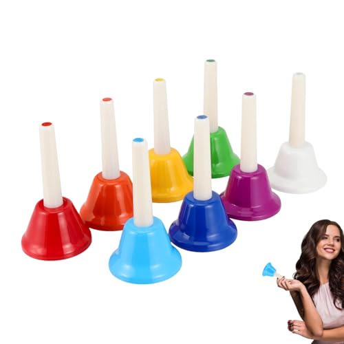 Musikalischer Anruf Bell - Tragbares Klingelinstrument, kreatives Lernwerkzeug | Buntes klare Klangpraxis Accessoire für Klassenzimmer Therapie Chöre Schulen Feierlichkeiten Spielzeit Koordination Anb Musikalischer Anruf Bell - Tragbares Klingelinstrument, kreatives Lernwerkzeug | Buntes klare Klangpraxis Accessoire für Klassenzimmer Therapie Chöre Schulen Feierlichkeiten Spielzeit Koordination Anb von Generisch