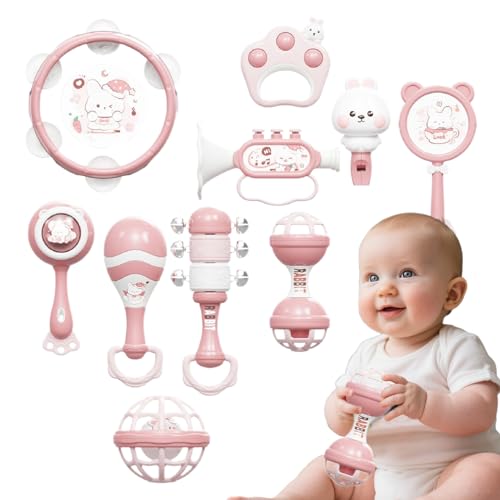 Musikinstrumente für Kleinkinder, Kinderschlagzeug-Set Musikspielzeug, Musikspielzeug Set für und Mädchen ab 18 Monaten Musikinstrumente für Kleinkinder, Kinderschlagzeug-Set Musikspielzeug, Musikspielzeug Set für und Mädchen ab 18 Monaten von Generisch