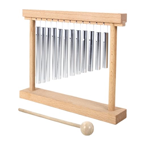 Musikinstrumente – lustiges Glockenspiel, Percussion-Musikinstrumente, kollaboratives Unterhaltungswerkzeug, leichtes Windspiel für Tempel, Klassenzimmer, Schule, Herren, Yoga, Indoor-Anfänger Musikinstrumente – lustiges Glockenspiel, Percussion-Musikinstrumente, kollaboratives Unterhaltungswerkzeug, leichtes Windspiel für Tempel, Klassenzimmer, Schule, Herren, Yoga, Indoor-Anfänger von Generisch