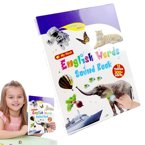 My Firsts English Sound Toy 470+ Words 21 Themes | Press to Learn Phonics,English Learning Talking Book, Interactive Audio Sound Books,Fun Word Game My Firsts English Sound Toy 470+ Words 21 Themes | Press to Learn Phonics,English Learning Talking Book, Interactive Audio Sound Books,Fun Word Game von Generisch