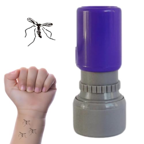 Neuheit Fliegenstempel, Fly Sealing Stempel | Realistische Fliegenschläge Dichtungsstempel,Kleine und Exquisite Trickspielzeug für Freunde und Familienversammlungen von Generisch