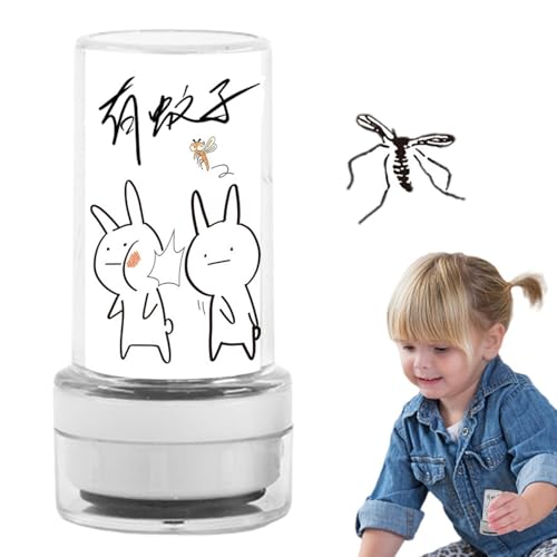 Neuheit Fliegenstempel, Fly Sealing Stempel - Realistische Fliegenschläge Dichtungsstempel - Kleine und Exquisite Trickspielzeug für Freunde und Familienversammlungen von Generisch