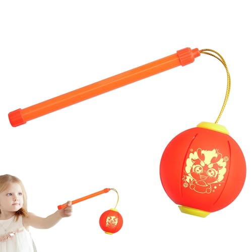 Neujahrslaternen mit Griff, Kinderlaternenspielzeug - Kinder-Drachen-Laternen-Spielzeug - Chinesischer Drache, kleine Laterne, Kinderspielzeug mit Buntem Licht für Neujahr, Festival, Zuhause von Generisch