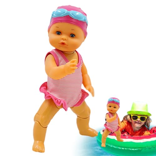 New Born Baby Puppe, Badepuppe, Wasserfest, Bewegliche Arme Und Beine, Interaktives Badespielzeug, Kann In Die Badewanne, Im Pool Und Im Meer Getragen Werden, Babypuppe, Ab 3 Jahre New Born Baby Puppe, Badepuppe, Wasserfest, Bewegliche Arme Und Beine, Interaktives Badespielzeug, Kann In Die Badewanne, Im Pool Und Im Meer Getragen Werden, Babypuppe, Ab 3 Jahre von Generisch
