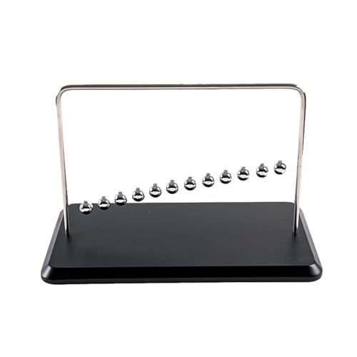 Newton Cradle, Physics Swing Ball, Science Physics Gadget, mit 12 Bällen dekorative und funktionale schlanke, kompakt von Generisch