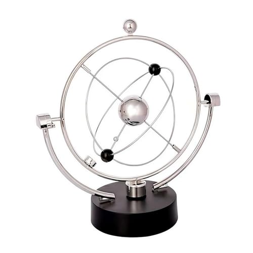 Newton's Balance Balls, Newtons Cradle Pendel, Balance Pendel, Metall Balance Ball Perpetual Motion Riesenrad Balance, Physik Wissenschaft Balance Desktop Entertainment Büro Dekor (Stil 3) von Generisch