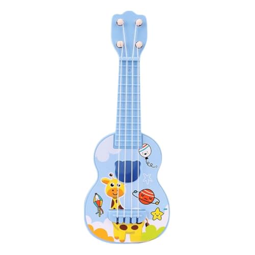 Niedliche Gitarre für Kinder im Alter von 5–9 Jahren, Akustikgitarre, Kinderspielzeug, klassische Ukulele, Gitarrensaite, Musikinstrument, Kinderinstrument, 4 von Generisch