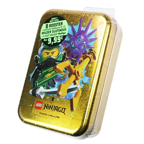 Ninja Go - Serie 7 Next Level Trading Cards - 1 Midi Tin (Gold) von Generisch