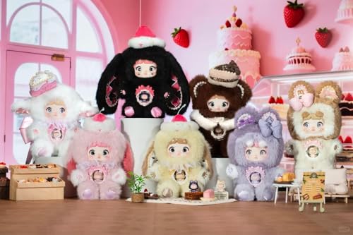 Nommi Blind Box Plüsch-Schlüsselanhänger Puppe | Sweet Bite Series – Bauchfenster zum Öffnen & Mini-Treat entnehmbar, drehbare Beine, gläserne Augen | 6 Designs + 1 Geheimfigur Blind Box Nommi Nommi Blind Box Plüsch-Schlüsselanhänger Puppe | Sweet Bite Series – Bauchfenster zum Öffnen & Mini-Treat entnehmbar, drehbare Beine, gläserne Augen | 6 Designs + 1 Geheimfigur Blind Box Nommi von Generisch