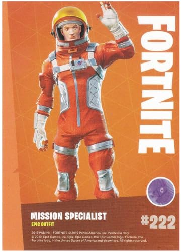 OG Mission Secialist Episch 222 Fortnite Panini Sammelkarte Serie 1 Trading Card von Generisch