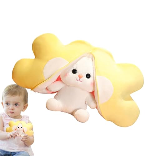 Obsthasen Plüsch, Hase transformiert | Reversible Stofftiere für Mädchen,Süße stickige Puppe, Bunny Plushie Doll, Toast Design für Kinder Erwachsene, Mädchen von Generisch