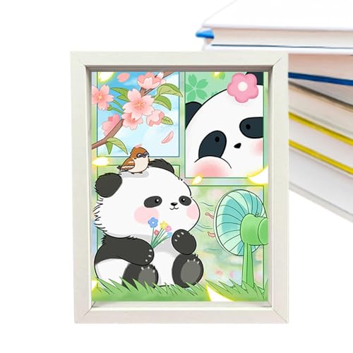 Panda-Puzzles für Erwachsene, süßes Panda-Puzzle | Kleinkind-Lernpuzzlespiele für Kinder - Kleine Bilderrahmen-Dekoration, Kinder-Panda-Puzzle, pädagogische Lern-Puzzles von Generisch