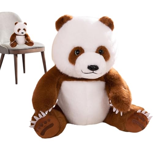 Panda-Stofftier Panda-Bär-Stofftier Puppe 11,81 Zoll süße, superweiche Plüschtierpuppe Umarmbares Spielzeug, dekorative Plüschtiere, Wurfkissen, Raumdekoration für Sofa, Couch, Bett, Auto-Innenraum von Generisch