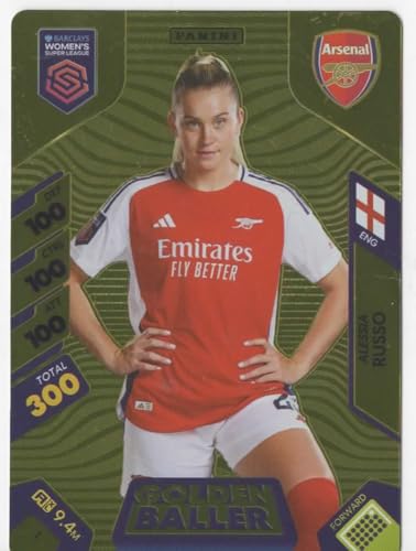 Panini Damen Super League 2025 Alessia Russo Golden Baller Sammelkarte von Generisch