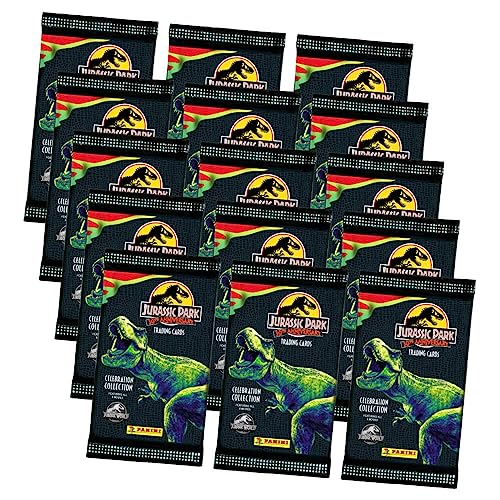 Panini Jurassic Park Karten - 30TH Anniversary Trading Cards (2023) - 15 Booster Sammelkarten von Generisch