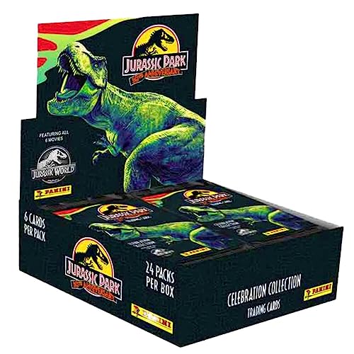 Panini Jurassic Park Karten - 30TH Anniversary Trading Cards (2023) - Sammelkarten - 1 Display von Generisch