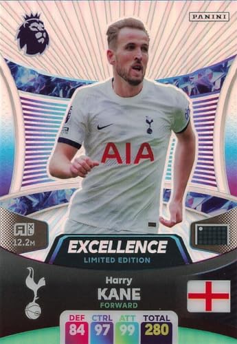 Panini Premier League 2023 2024 Harry Kane Excellence Limited Sammelkarte von Generisch