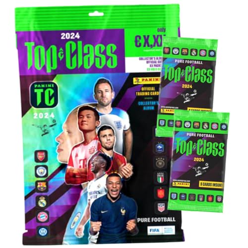 Panini Top Class Karten 2024 - Trading Cards - Sammelkarten - 1 Starter + 2 Booster von Generisch