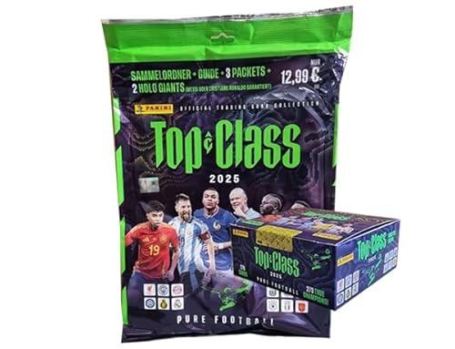 Panini Top Class Trading Cards 2025 / 1x Starterpack inkl. 1x Display je 24x Booster (Starter Deutsche Version) von Generisch