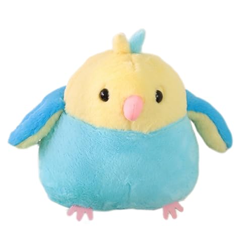 Papageì Stofftier - 25 cm Nymphensittich Plüschfigur | Wellensittich Weiches Kissen | Süßes großes Vogelspielzeug, PP-Baumwollfüllung, für Schulranzen von Mädchen und Boys, einzigartiges Kuscheltier Papageì Stofftier - 25 cm Nymphensittich Plüschfigur | Wellensittich Weiches Kissen | Süßes großes Vogelspielzeug, PP-Baumwollfüllung, für Schulranzen von Mädchen und Boys, einzigartiges Kuscheltier von Generisch