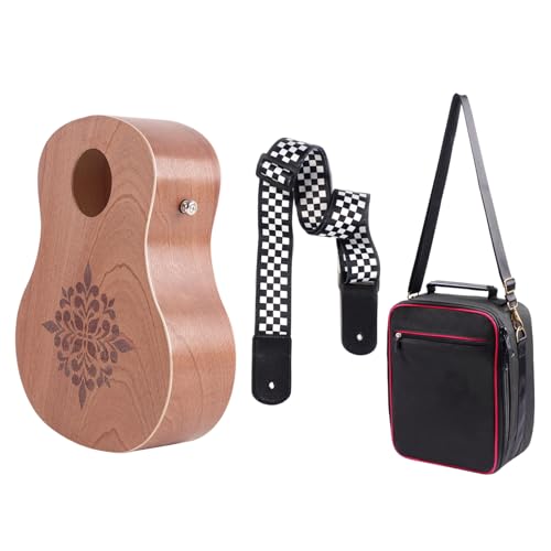 Percussion Hand Drums - Hand Drum for Kids | Guitar Shape Portable Wooden Instrument Storage Bag Included | Music Toy Funny Percussion Tool for Music Lessons Activities Performances Percussion Hand Drums - Hand Drum for Kids | Guitar Shape Portable Wooden Instrument Storage Bag Included | Music Toy Funny Percussion Tool for Music Lessons Activities Performances von Generisch