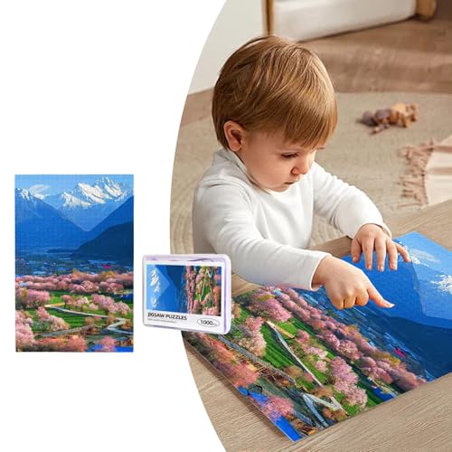 Personalisierte Foto Puzzle Kann Bilder und Text hinzufügen, Foto-Puzzle 300,500,1000 Teile/inkl. Verpackung/mit eigenem Bild Bedrucken Lassen, EIN Geschenk für Familie und Angehörige (A, 1000PCS) von Generisch