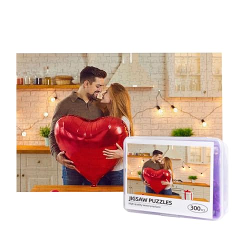 Personalisierte Holzpuzzle mit Eigenem Foto,Foto-Puzzle,Fotopuzzle selbst gestalten,1000 Teile Fotopuzzle individuell Bedrucken,Puzzle 300 bis 1000 Teile mit eigenem Bild erstellen von Generisch