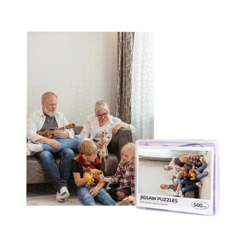 Personalisierte Holzpuzzle mit Eigenem Foto,Foto-Puzzle,Fotopuzzle selbst gestalten,Puzzle 300 bis 1000 Teile mit eigenem Bild erstellen,1000 Teile Fotopuzzle individuell Bedrucken von Generisch