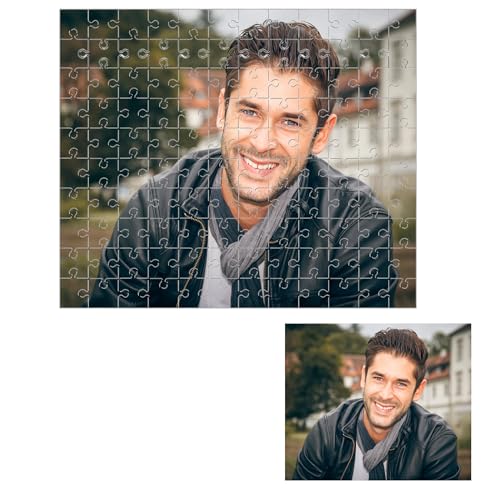 Personalisiertes Puzzle aus Fotos 1000/500/120 Teile Individuelles Bilderpuzzle Geschenk zur Hochzeit Abschlussfeier Muttertag, Geburtstag, Hochzeit von Generisch