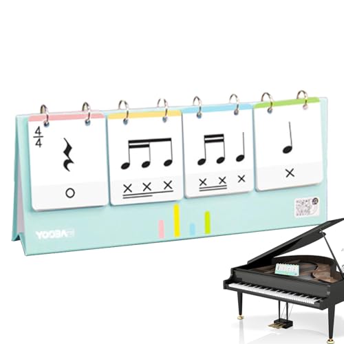 Piano Rhythm Card, Training Cards, Fun Music Learning, Easy-to-Use Practice Tools, Development Cards for Engaging Beginners Educational Game (50pcs), 45 X15x7cm von Generisch