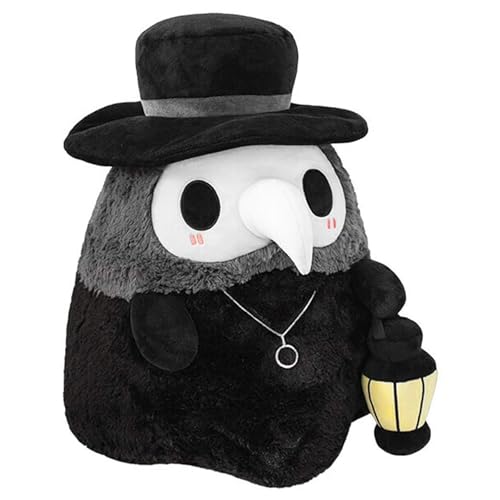 Generisch Plague Doctor Plush,20cm Plague Doctor Plüschtier,Luminous Plush Toy,Halloween Luminous Plush Stuffed Cosplay Doll,Soft Lovely Couple Doll Party Dance Props,Halloween Kuscheltier von Generisch