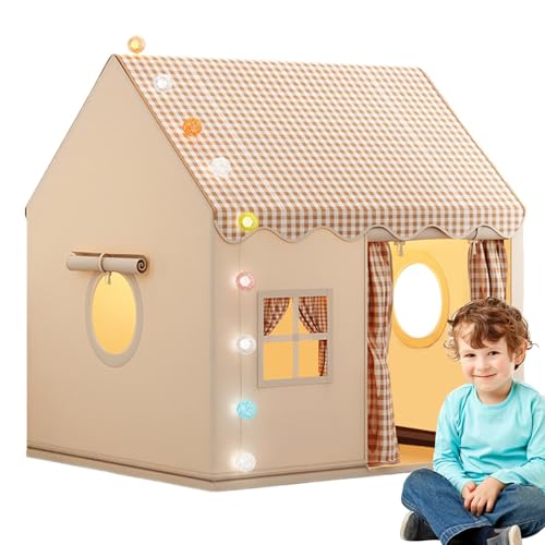 Playhouse Kids Indoor | Large Space Kid Tents | Bed Game Secret Base | Castle Small House Tent | Exciting Indoor Playhouse | Ideal for Creative Play and Learning von Generisch