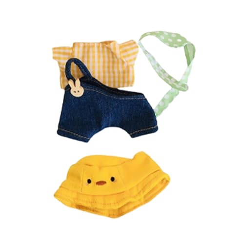 Plüschpuppenkleidung, Stofftierkleidung | 17cm Bitty Babies Puppenkleidung Babypuppenzubehör - Puppenoutfit, Puppenkleidung und Accessoires für Heimdekoration, Auto von Generisch