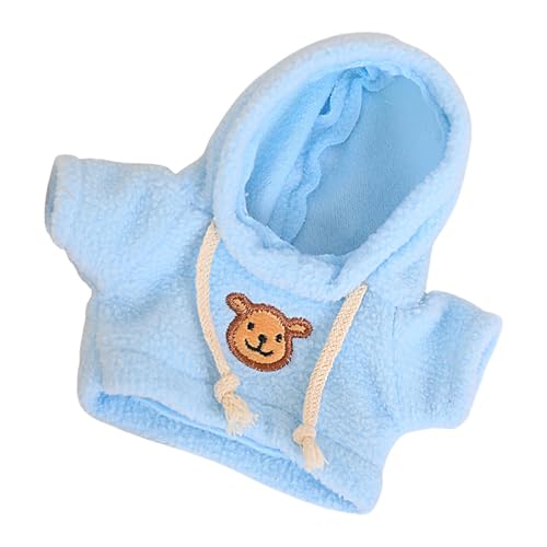 Plüschpuppenkleidung,Kleidung zum Bauen eines Bären - Cartoon-Spielzeugkleidung - Kleine Kapuzenpullover zum Sammeln, Capybara-Kuscheltier-Shirt, süßer Stoffpuppenpullover für 7,87 bis 9,84 Zoll große von Generisch