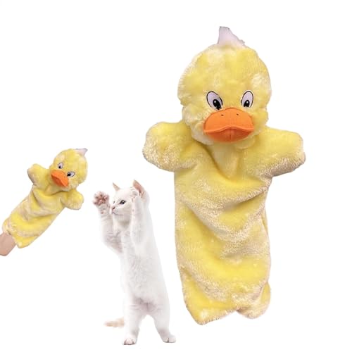 Plüschspielzeughandpuppen, Plüschpuppen - Cat Wrestling Toy Puppet | Interaktive Puppe, Schutz, um die Welpenkatze zu stoppen, die die Hände beißt von Generisch