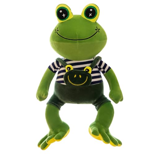 Plüschtier Teddy Doll Toys Niedlich Frosch Flauschiges Stofftier Kawaii Spielzeug Cartoon Tiere Kissen Einschlafhilfe für Mädchen, Jungen & Babys Geschenk zum Kindertag von Generisch