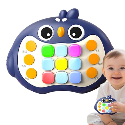 Pop Bubble Up-Spielzeug, schnelles Push-Spiel, Handheld Fast Push Konsolenspiel Fidget Sensory Toys, Kleine Lernkonsole, Schnell-Push-Spielekonsole für Kinder und Erwachsene von Generisch