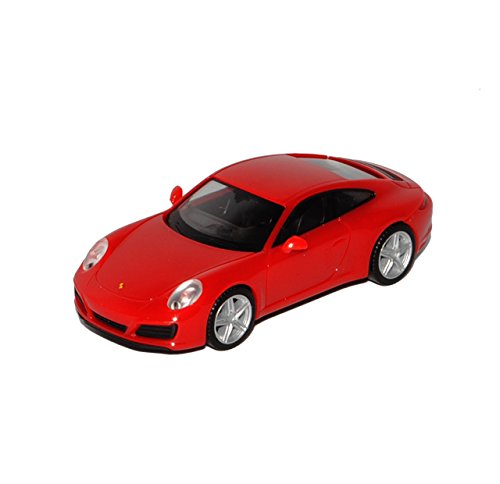 Porsch. 911 991 Carrera 4 Coupe Rot Modell Ab 2012 Ab Facelift 2015 H0 1/87 Herpa Modell Auto von Generisch